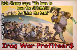 ødeleggelse cheney-war-profiteers